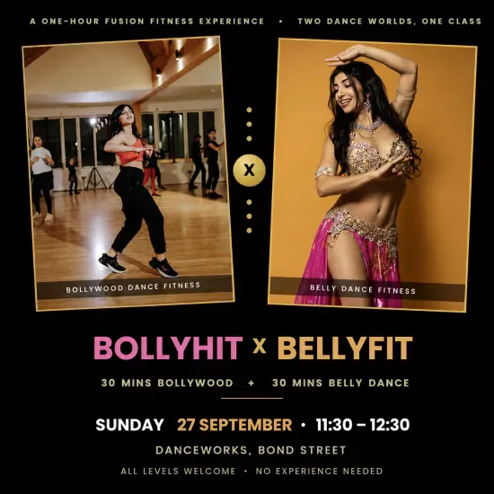 BellyFit+ BollyHit: Belly Dance + Bollywood Dance Fitness Fusion Experience at Danceworks