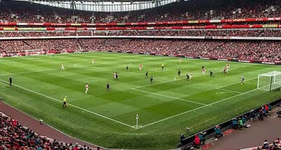 Arsenal Football Match at Emirates Stadium at Emirates Stadium