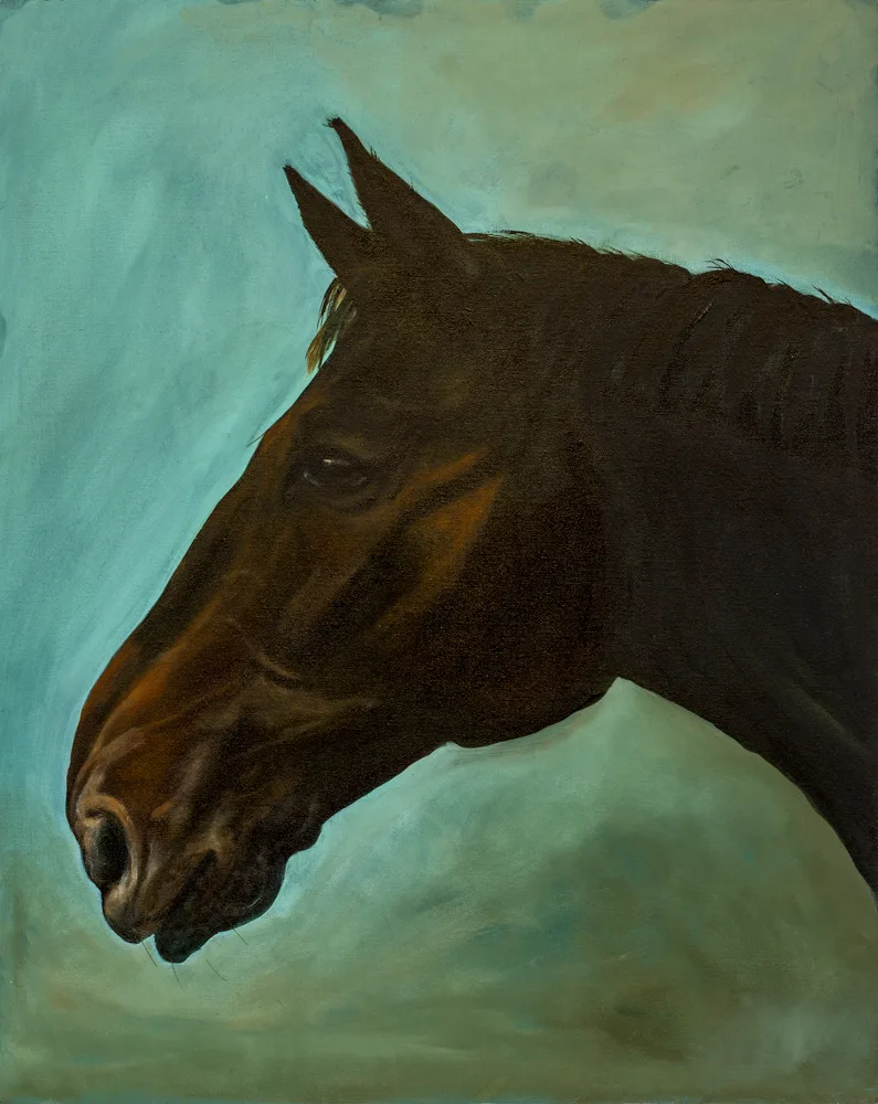 Pet Portrait Painting in Oils at Studio 4