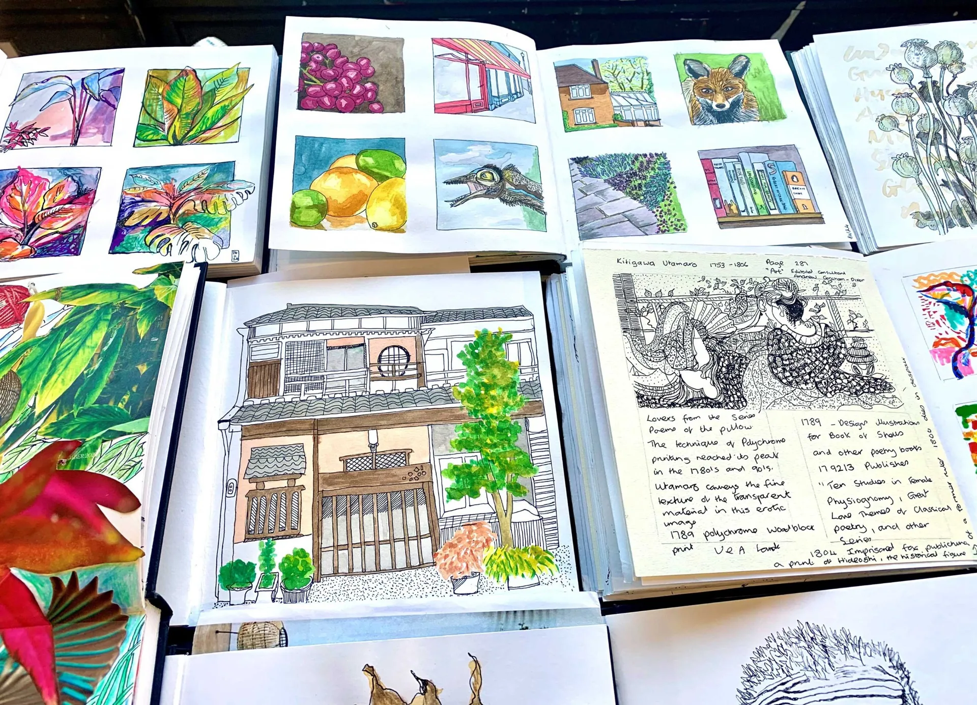 Festive Concertina Sketchbook Sessions at Studio 4