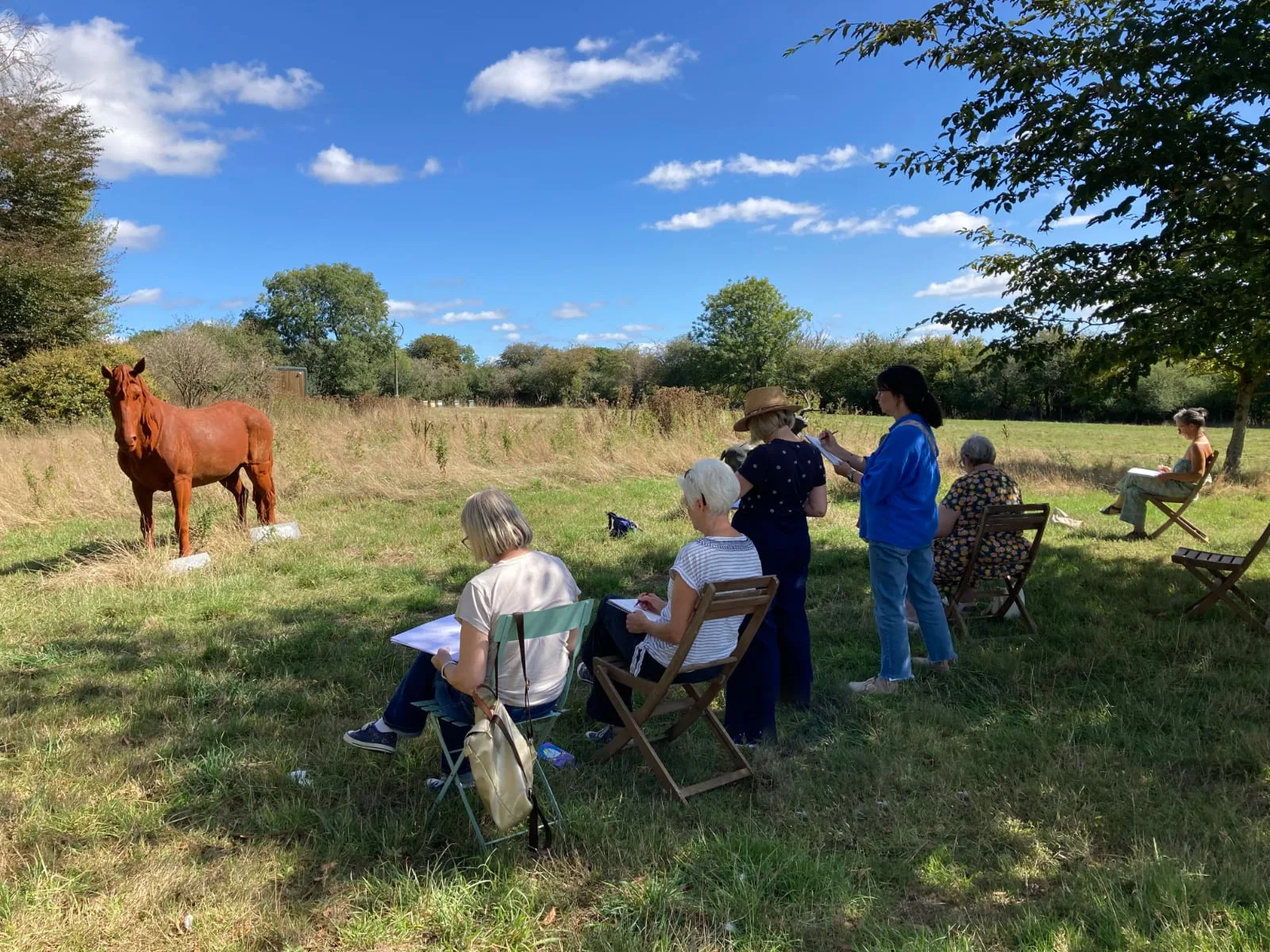 Jan Moffitt art class