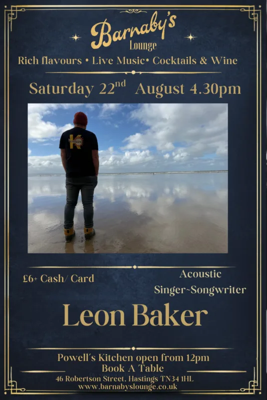 Leon Baker (Keith’s Sun)~ 4.30pm at Barnaby's Lounge