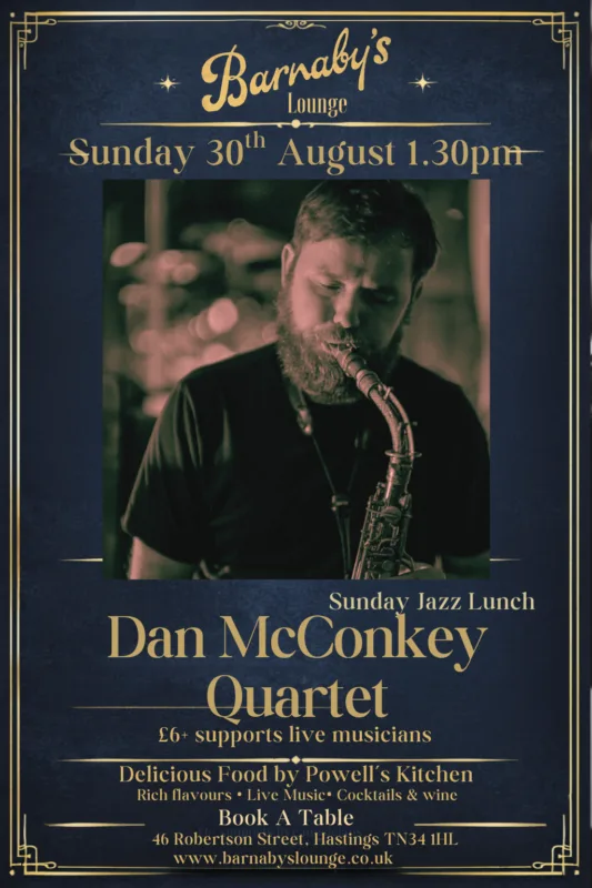 Dan McConkey Quartet 1.30pm