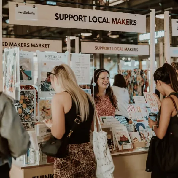 Curated Makers August Market at Battersea Power Station