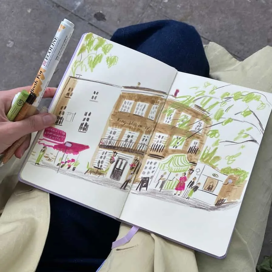 Moleskine Creative Event | Battersea Drawing Tour with Lucia Vinti at Battersea Power Station