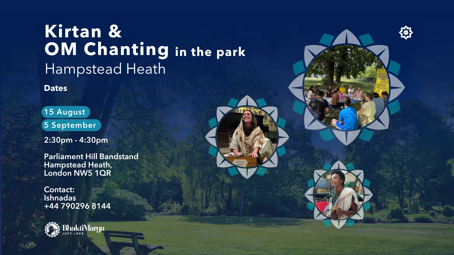 KIRTAN & OM CHANTING – HAMPSTEAD HEATH