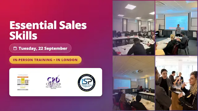 Essential Sales Skills: 1-Day In-Person Sales Training in London at Harrow District Masonic Centre