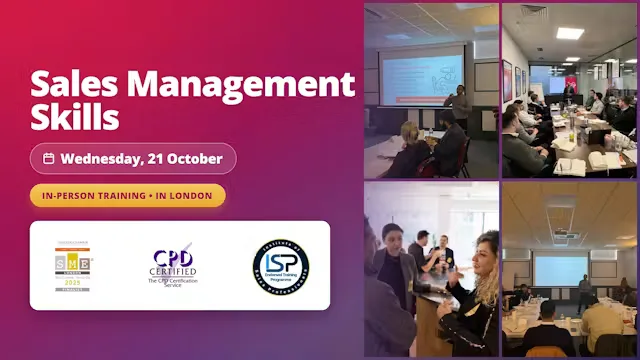 Sales Management Skills: 1-Day In-Person Sales Training in London