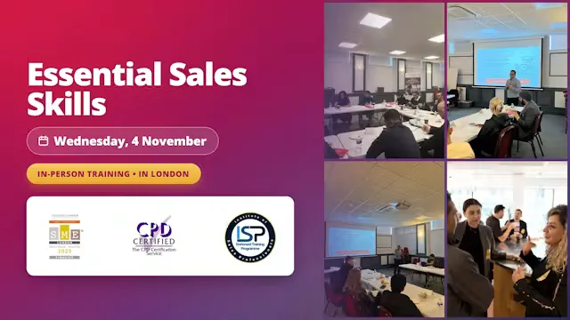 Essential Sales Skills: 1-Day In-Person Sales Training in London at Harrow District Masonic Centre