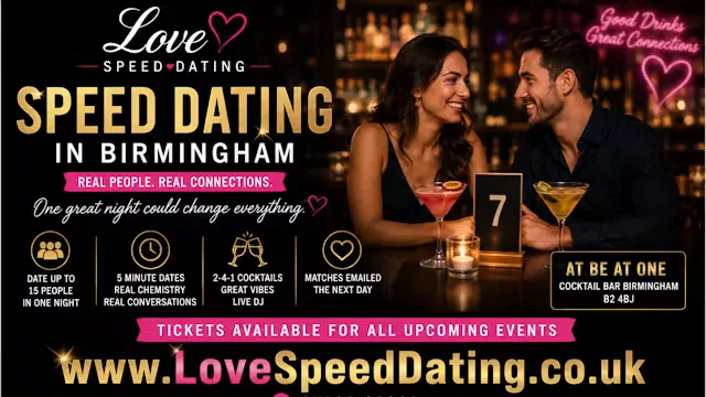20's and 30's Speed Dating Singles Event Birmingham at Be At One - Birmingham