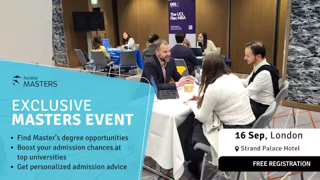 Discover the best Business Masters at the Access event in London on 16 September