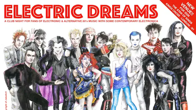 ELECTRIC DREAMS (Electronic 80's & Alternative eighties music) at The Star of Kings