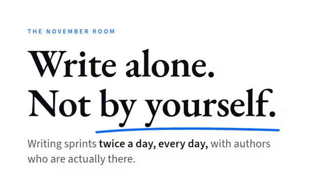 Daily Online Writing Sprint: 25-Minute Write-In for Authors