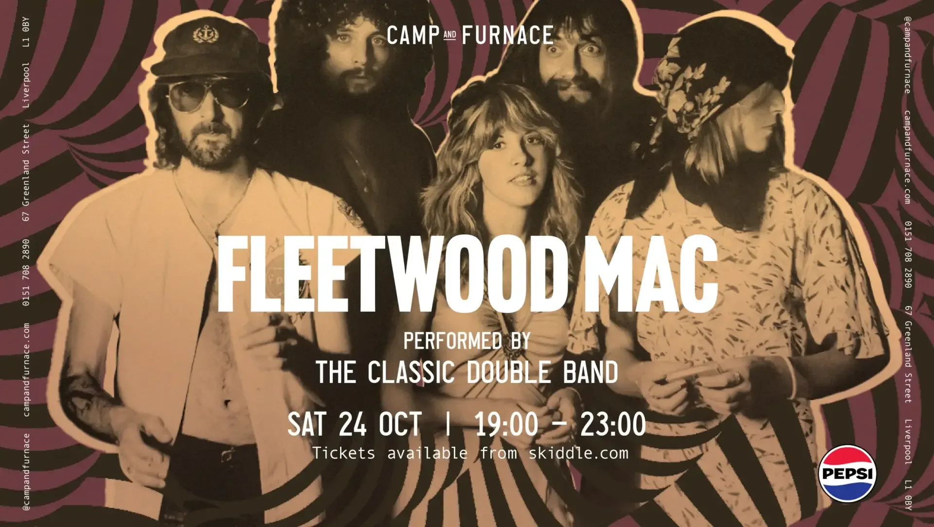 Fleetwood Mac performed LIVE by The Classic Double Band at Camp And Furnace