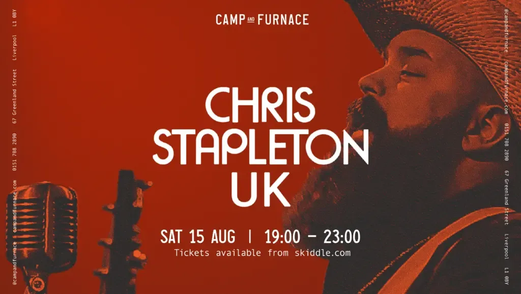 Chris Stapleton UK Live at Camp & Furnace
