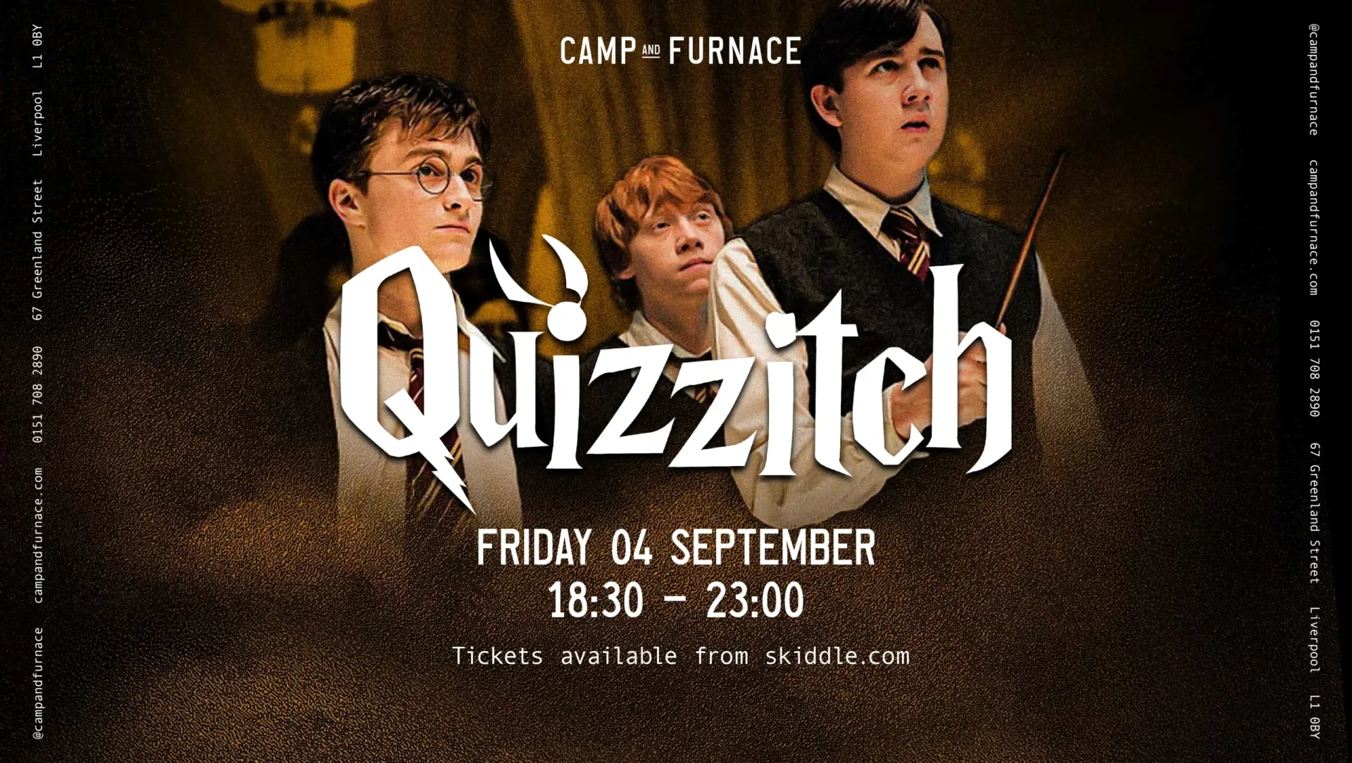 Quizzitch – Harry Potter Quiz at Liverpool