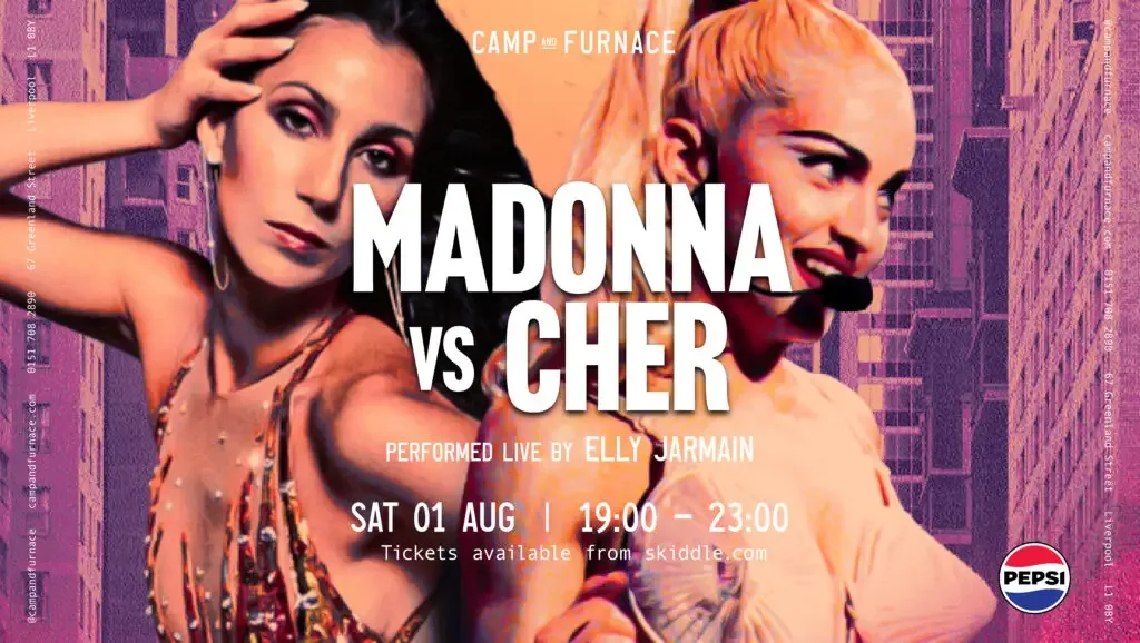 Madonna Vs Cher Live at Camp & Furnace