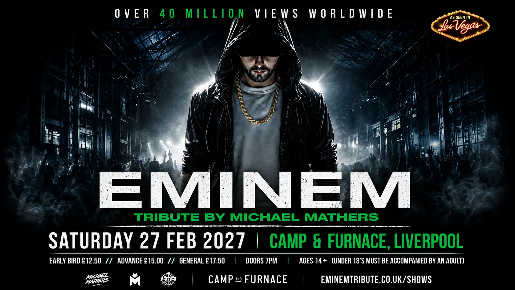 Eminem performed LIVE in Liverpool by Michael Mathers at Camp And Furnace