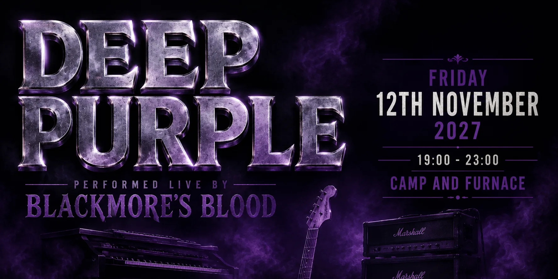 Deep Purple performed LIVE in Liverpool at Camp And Furnace