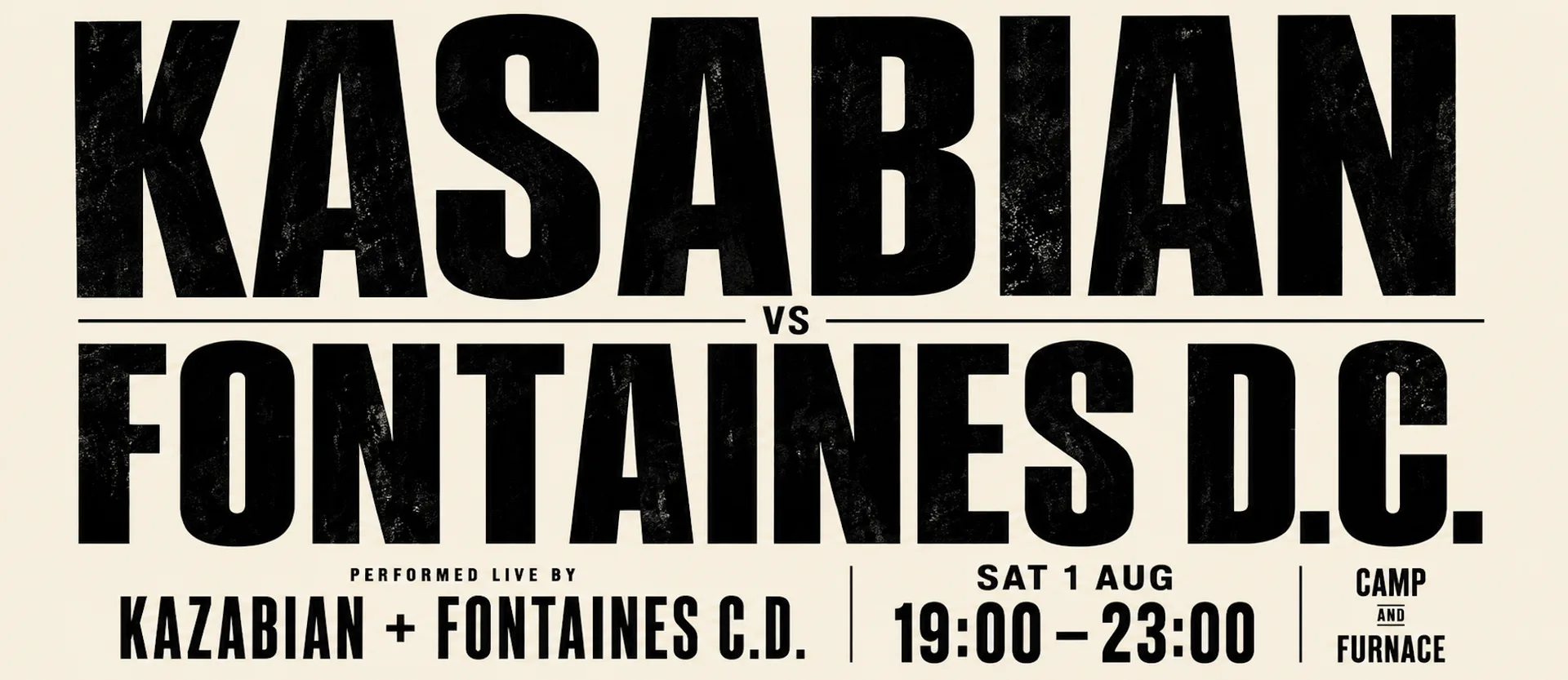 Kasabian vs Fontaines D.C. performed LIVE in Liverpool at Liverpool