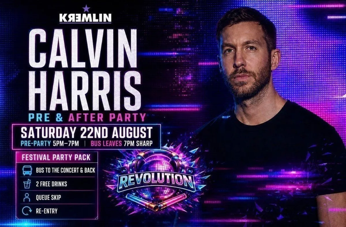Calvin Harris pre and after party at Kremlin