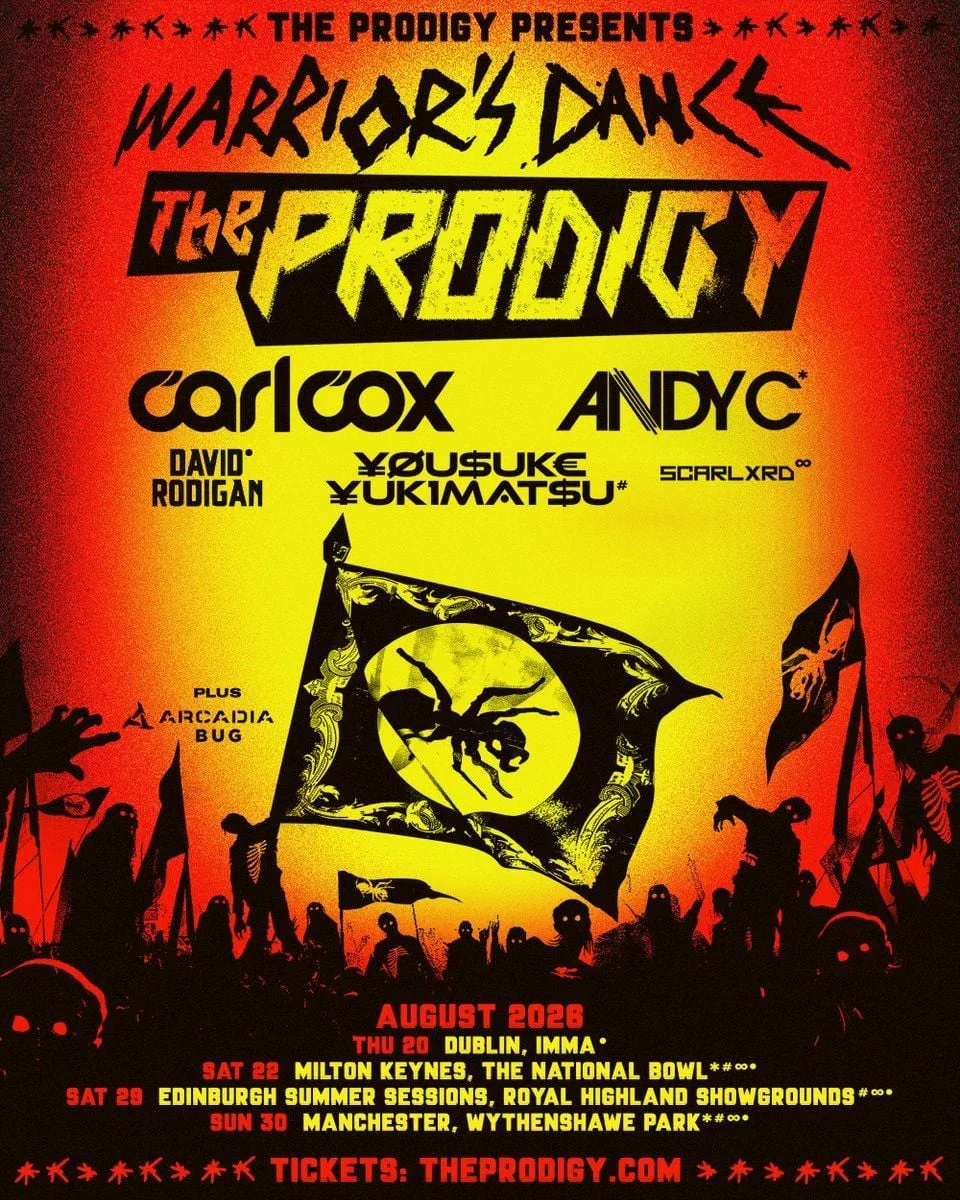 The Prodigy Edinburgh Tickets at Royal Highland Centre