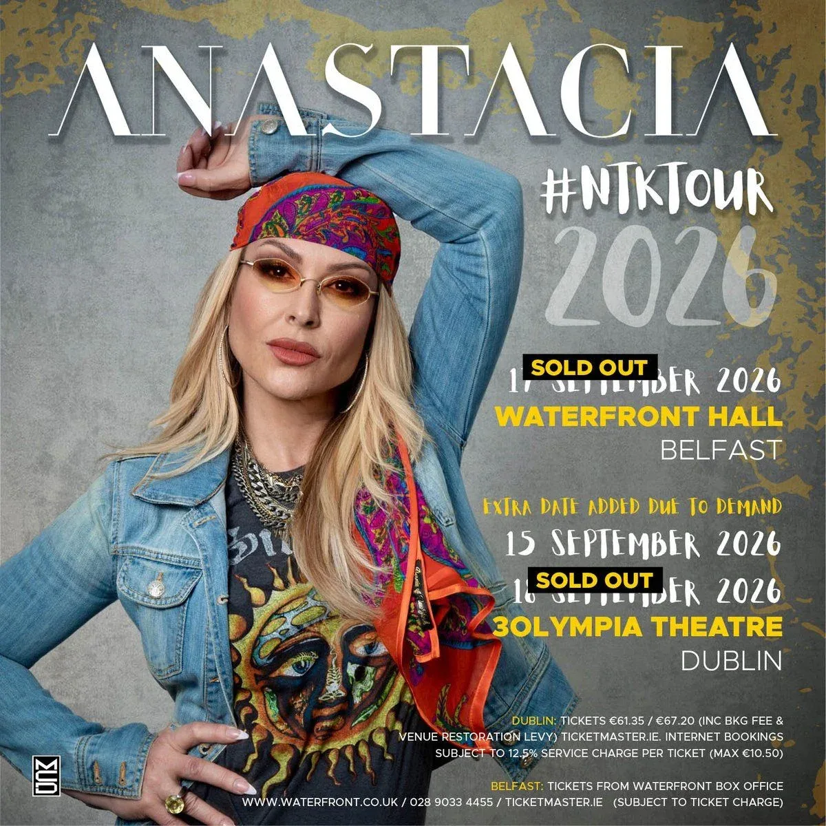 Anastacia Belfast Tickets