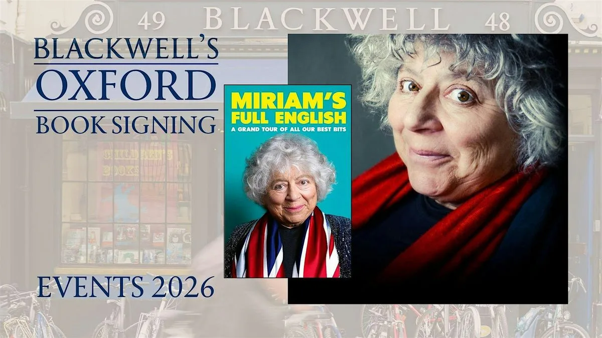 Miriam Margolyes BOOK SIGNING at Blackwell's Bookshop