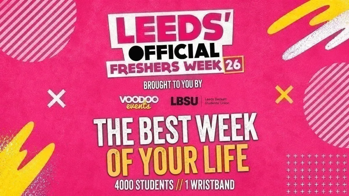 Leeds' Official Freshers Wristband 2026 (WEEK ONE 13TH-22ND September))