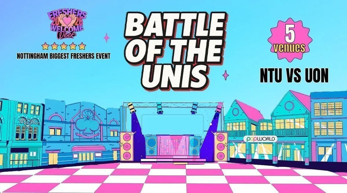 OFFICIAL Nottingham Battle of The Uni Bar Crawl - NTU vs UON at Multiple Venues
