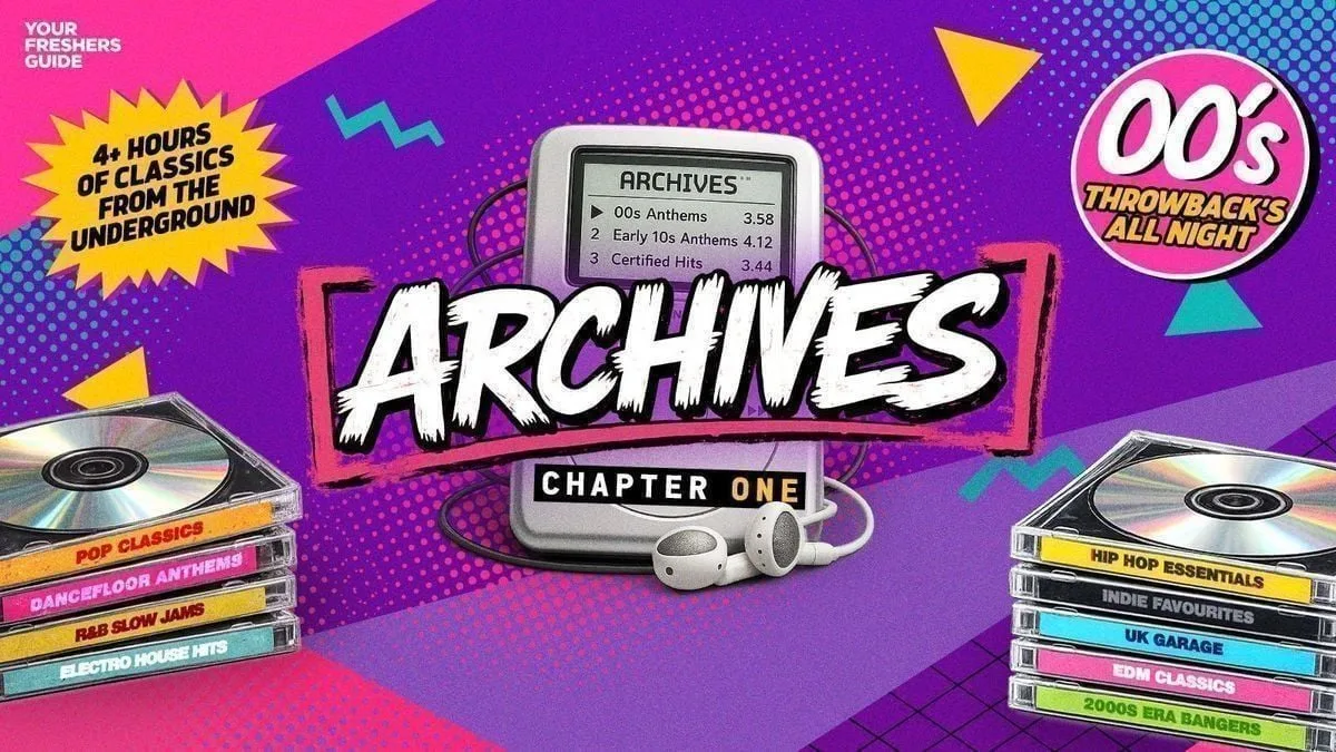 ARCHIVES - The UK's Newest Throwback Party | Cardiff Freshers 2026 at Tramshed Cardiff