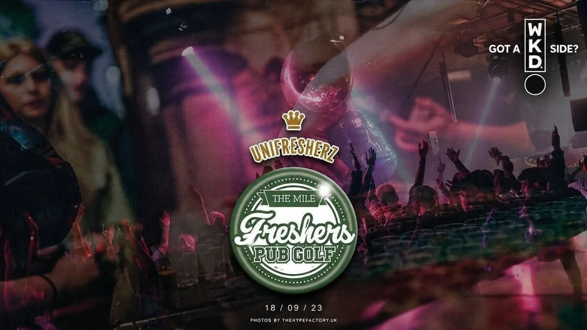 Belfast Freshers Pub Golf 2025 - 2nd/3rd/4th year tickets - Presented by WKD at Starts at 8pm includes multiple venues (Starting Point Announced soon)