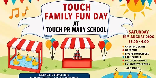 Touch Primary School summer fun day at Balbougie Steading