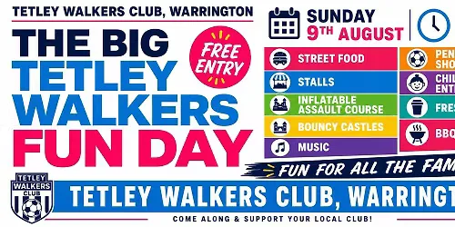 THE TETLEY WALKERS BIG FUNDAY at Daresbury Showground