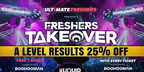 SCOTTISH HIGHER RESULTS 25% OFF SALE 🎓 FRESHERS TAKEOVER EDINBURGH 2026 ⚡️ Official Student Partners with BoohooMAN 👕 FREE T-Shirt with Every Ticket! ⚡Sold Out 15 years Running!