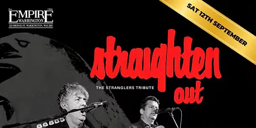 Stranglers Tribute - Straighten Out play Warrington