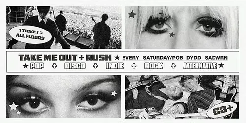 CLWB SATURDAY: RUSH + TAKE ME OUT (AUGUST/AWST)