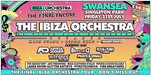 Ibiza Orchestra Experience - Swansea 2026 at Aurora PROSTIR Studio