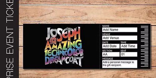 Joseph and the Amazing Technicolor Dreamcoat at Alhambra Theatre - Dunfermline at Alhambra Theatre - Dunfermline