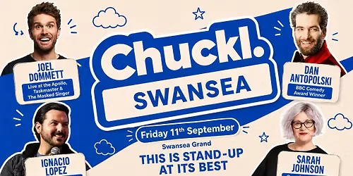 Chuckl. Swansea - Joel Dommett & Ignacio Lopez at Aurora PROSTIR Studio