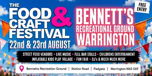 The Padgate Food & Craft Festival at Daresbury Showground
