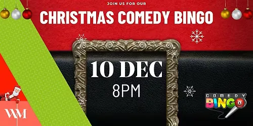 Comedy Bingo 10 December at Daresbury Showground