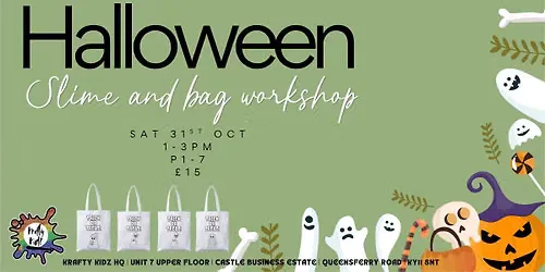 Krafty Kidz Halloween Workshop (P1-7)