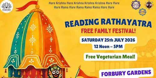 Reading Rathayatra Festival 2026 at Secret Venue Reading Town Centre