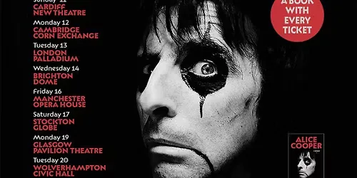 Alice Cooper - Devil on My Shoulder Book at University of Wolverhampton at The Civic Hall at 6 Millington Rd