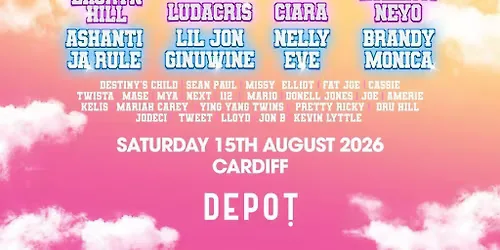 R&B Lovers - Saturday 15th August - DEPOT Cardiff at Depot