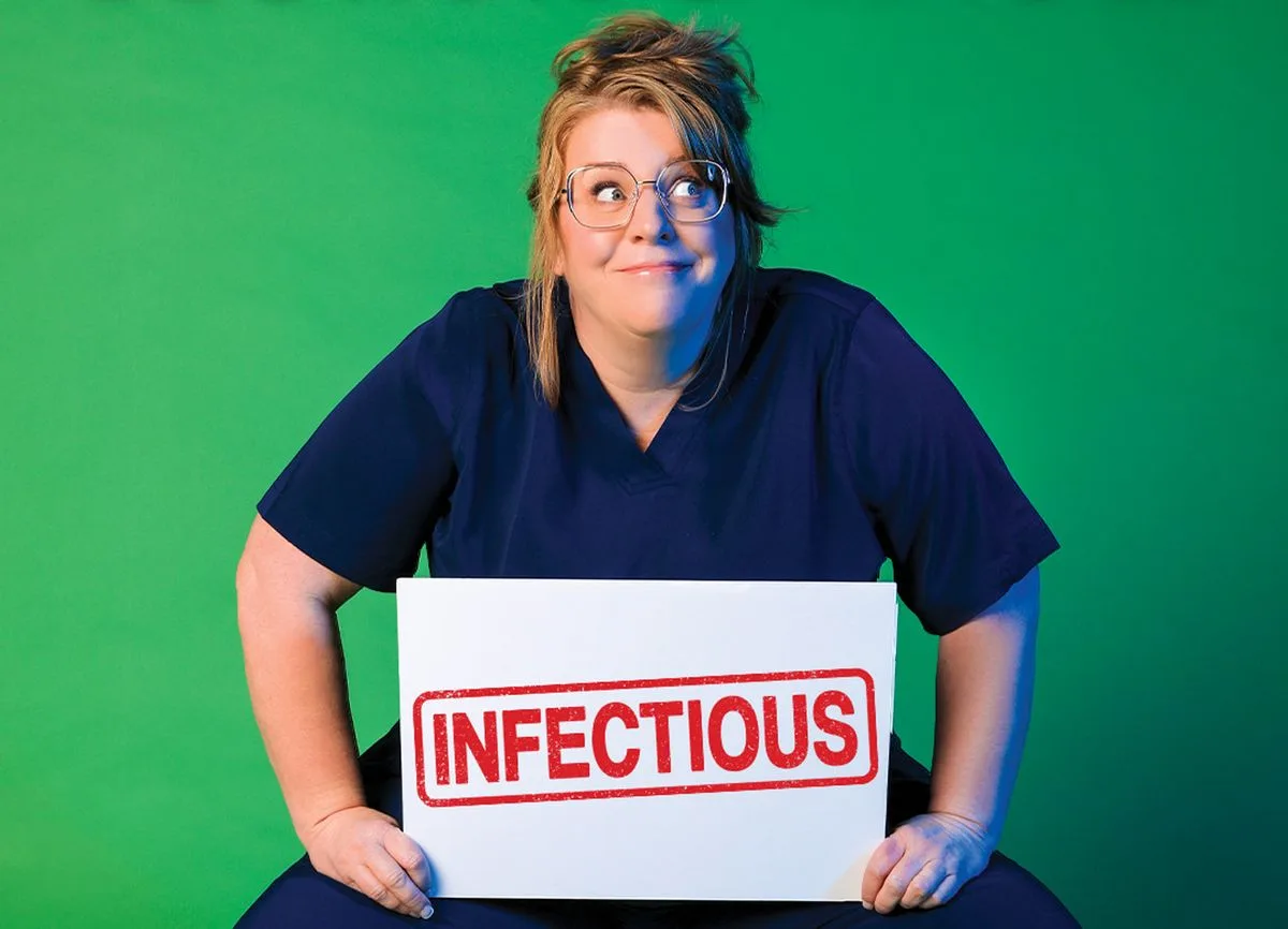 Nurse Georgie Carroll at Alhambra Theatre - Dunfermline