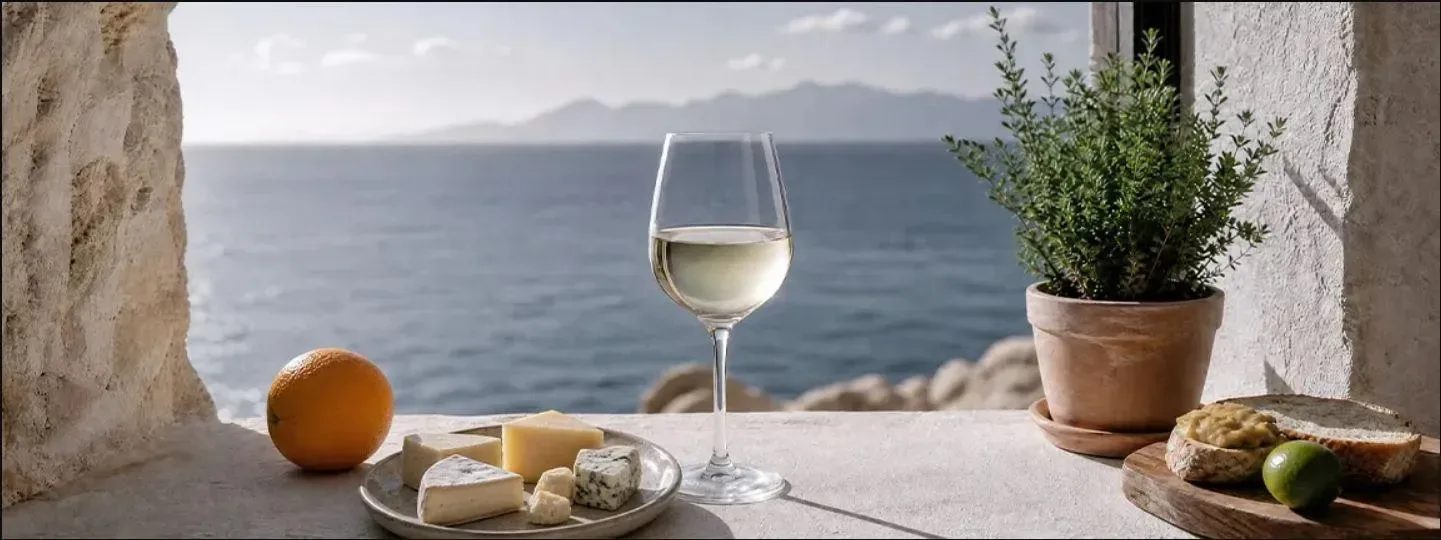 Mediterranean White Wine Tasting