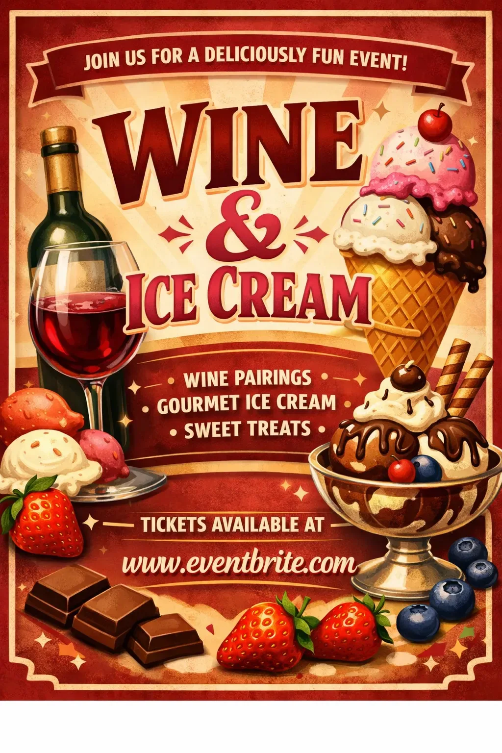 Wine & Ice Cream Fridays: Sweet or Dry with Salted Caramel? at Kenrick's Wine Merchant