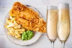 Champagne, English Sparkling Wine & Posh Fish 'n Chips at The Unthank Arms